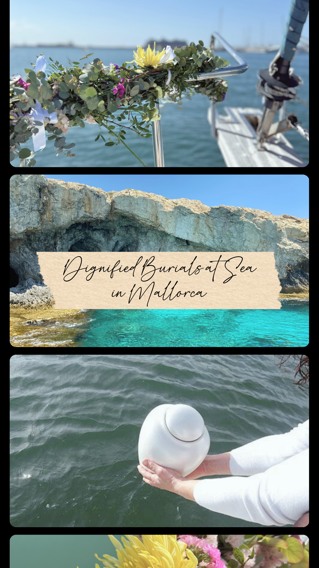 Sea burial film roll