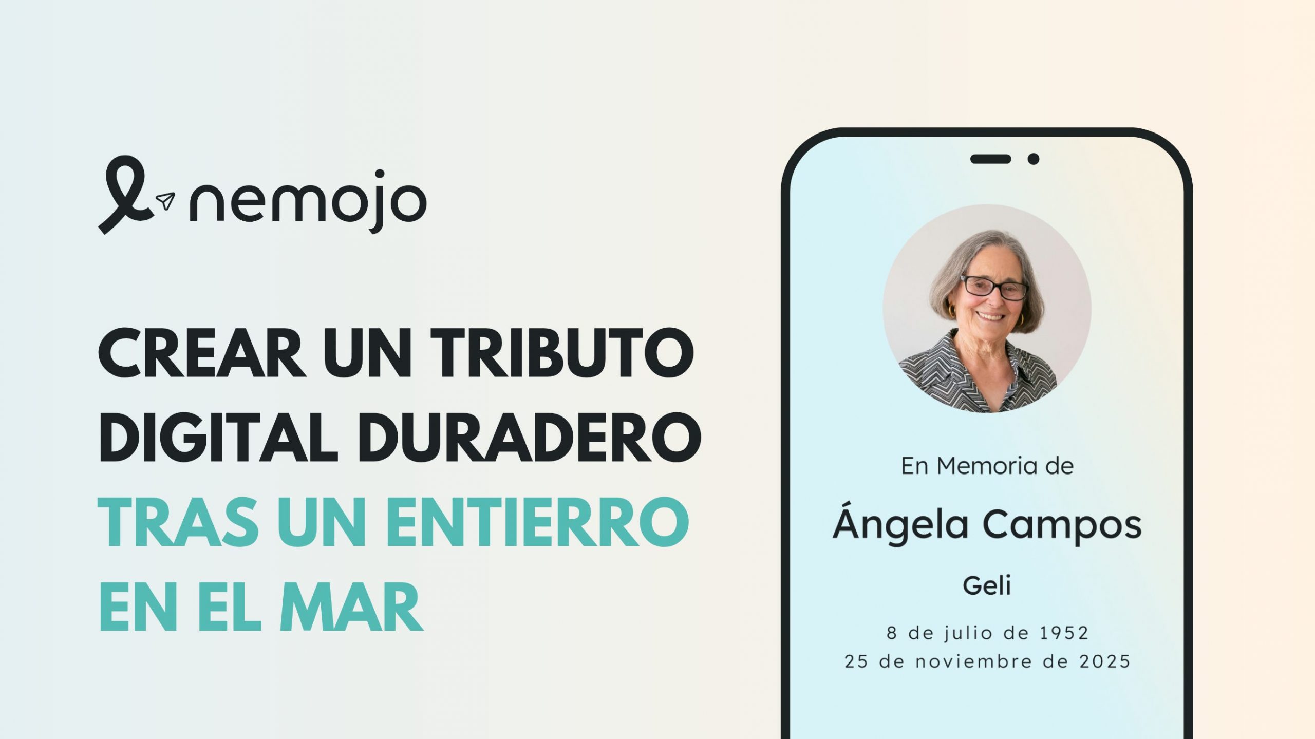 Nemojo: crear un tributo digital duradero tras un entierro en el mar